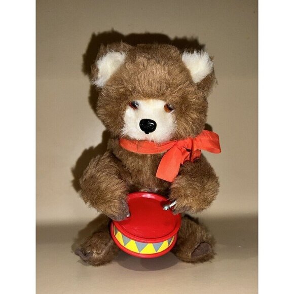 Vintage Carl Original Toy Working Wind Up Bear with Drum - Germany 1950’s 1960’s - Picture 16 of 16